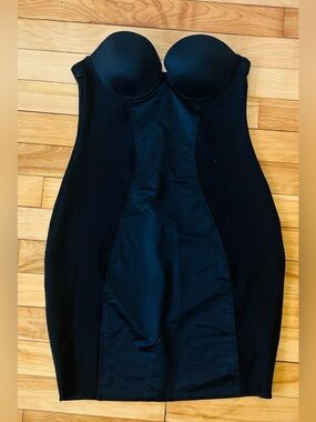 M&S Strapless Black Shapewear Dress Cup 34A